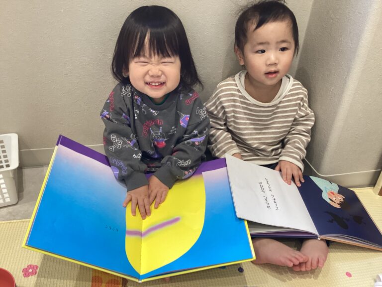 1歳児　だいちチーム　「絵本の時間」